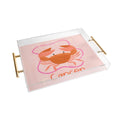 Little Om Zodiac Signs Cancer Acrylic Tray