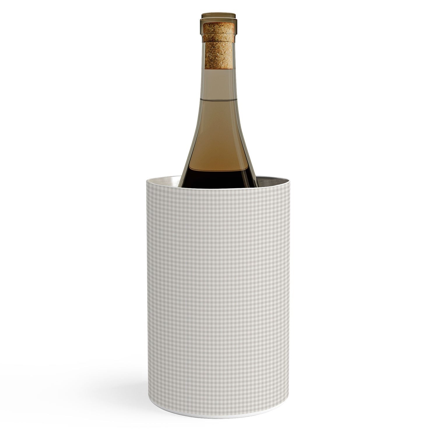 Colour Poems Gingham Plaid Pattern Cloud White Wine Chiller