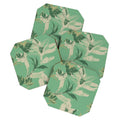 Gabriela Fuente Emma Green Coaster Set
