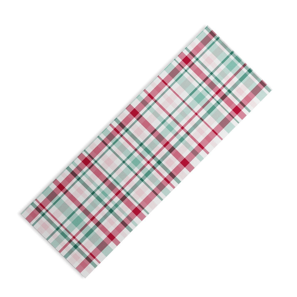 Lisa Argyropoulos Merry Vintage Plaid Yoga Mat