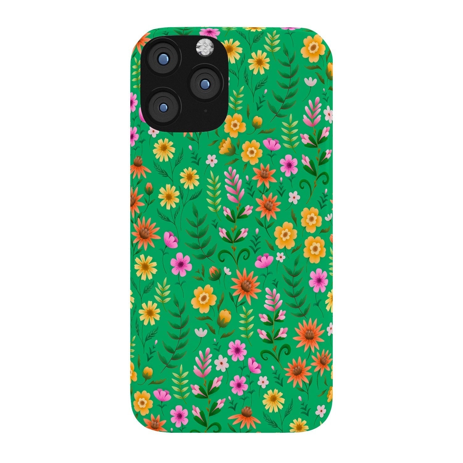 Pimlada Phuapradit Ditsy Spring Floral Green Phone Case