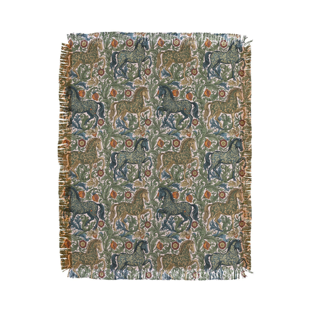 Marta Barragan Camarasa Renaissance Horse Garden Throw Blanket