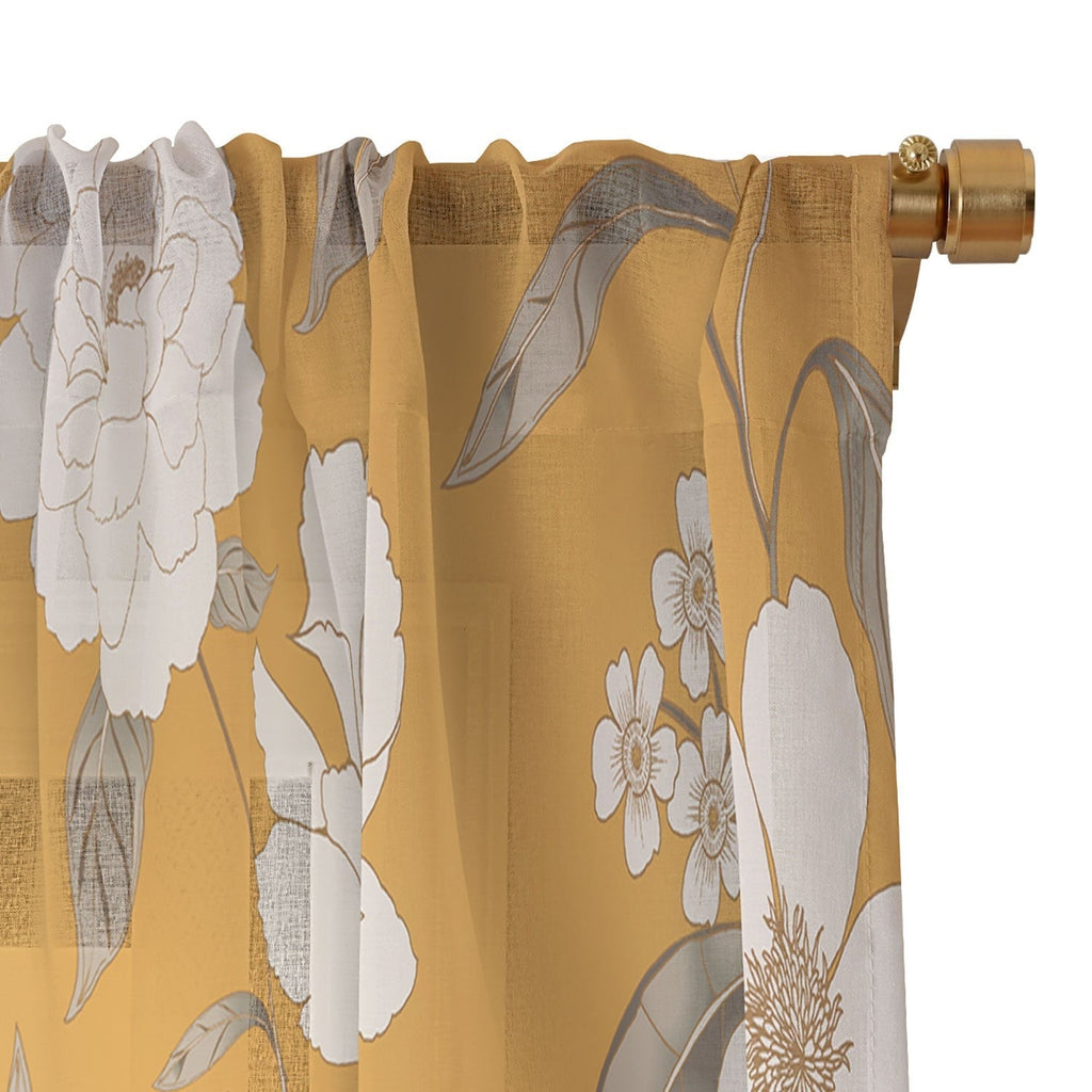 Gabriela Fuente Roberta Sunflower Sheer Non Repeat