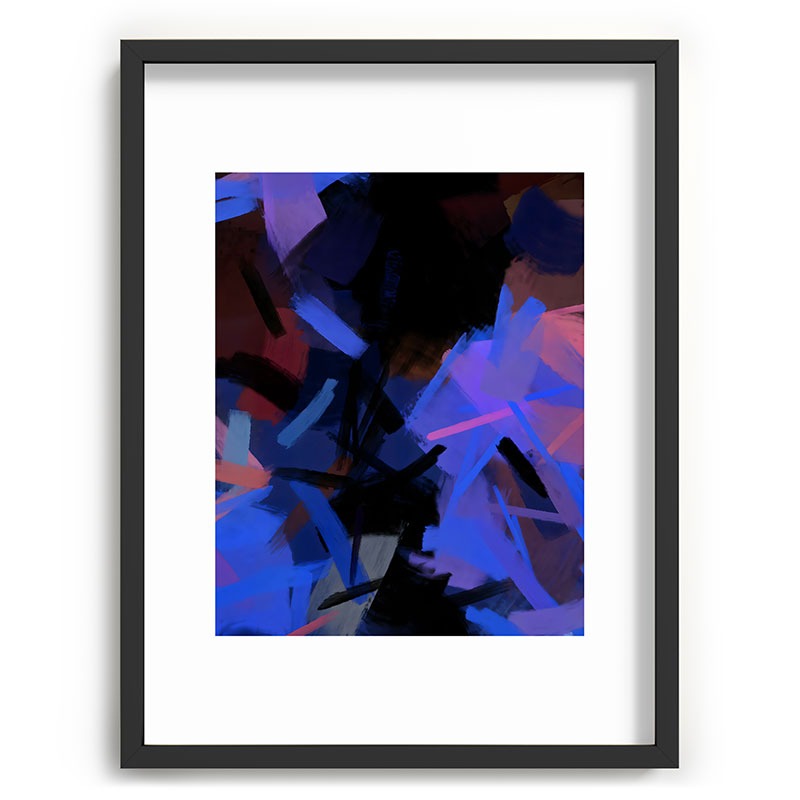 83 Oranges Midnight Sparks Recessed Framing Rectangle