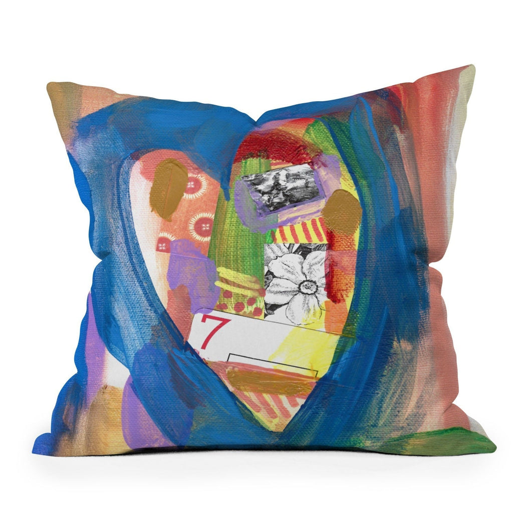 Natalie Baca Lucky in Love Throw Pillow