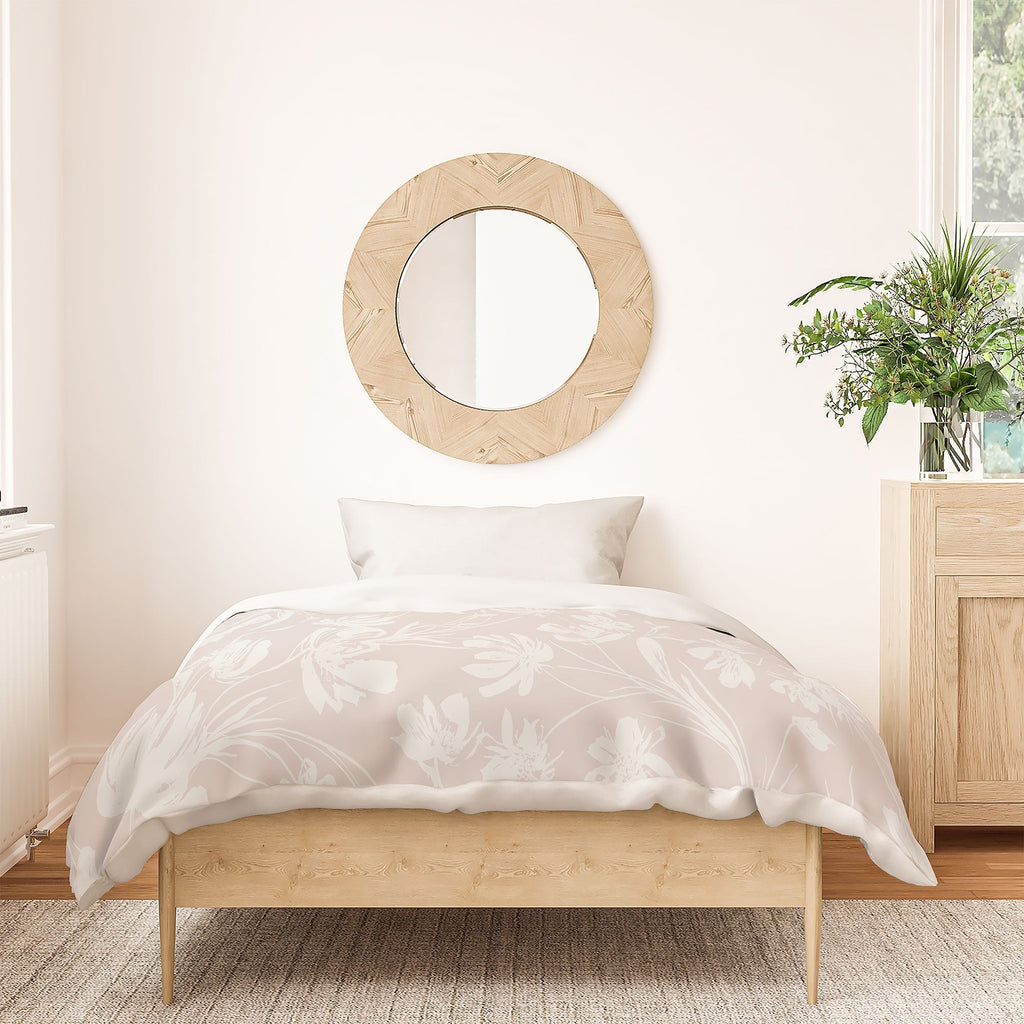 Gabriela Fuente Martine Neutral Duvet Cover