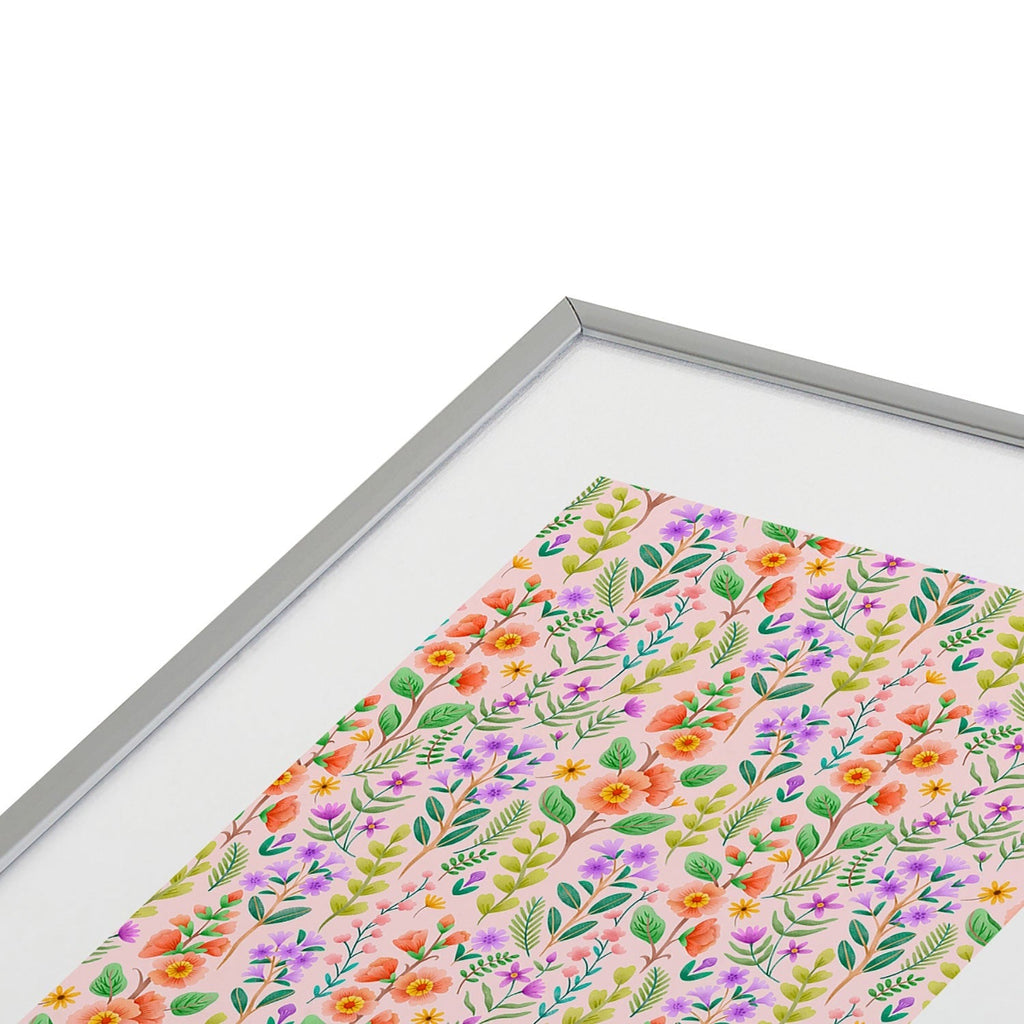 Pimlada Phuapradit Ditsy Spring Floral Metal Framed Art Print