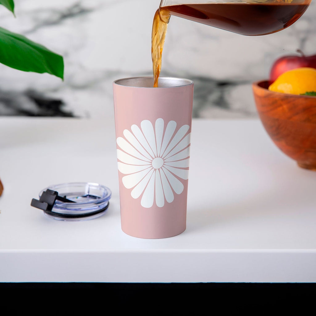 Colour Poems Retro Daisy XXVI Travel Mug