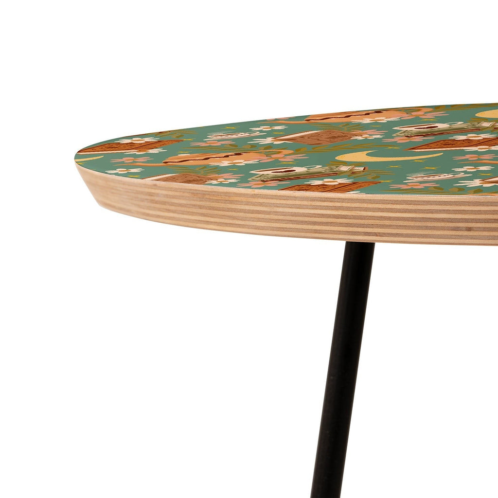 Avenie Moonlit Reading Nook I Round Side Table