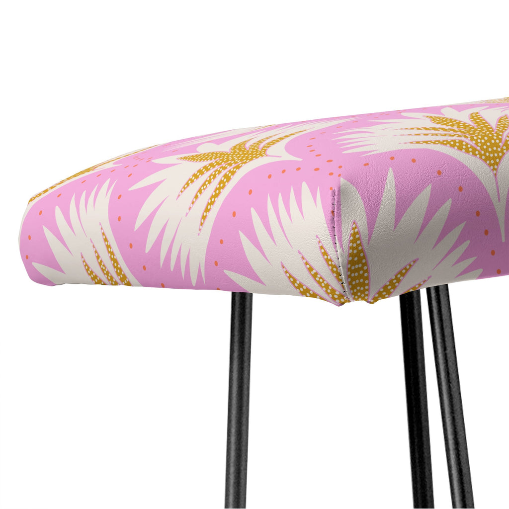 Jennifer Labre Pink Palmetto Bench