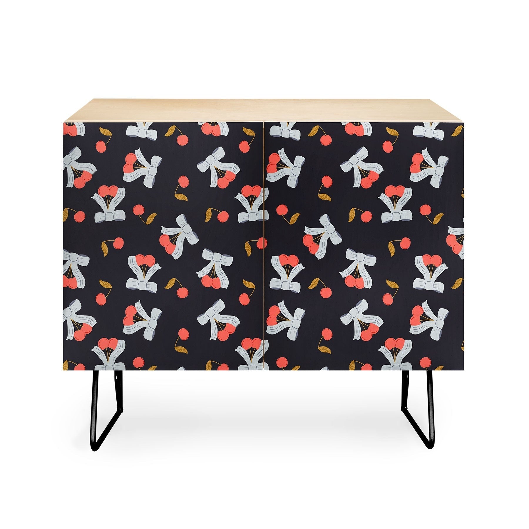Jennifer Labre Cherries and Bows Credenza
