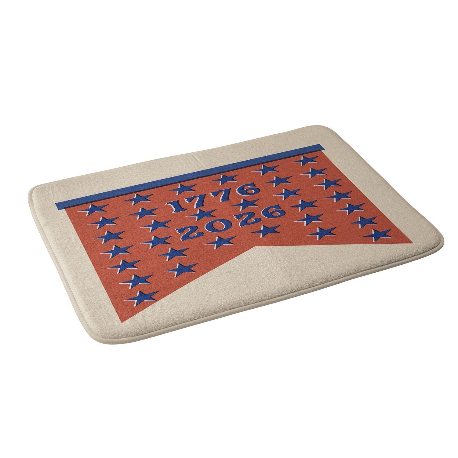 DENY Designs Star Banner Memory Foam Bath Mat