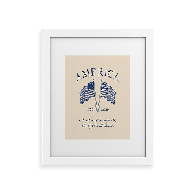 DENY Designs America250 Framed Art Print