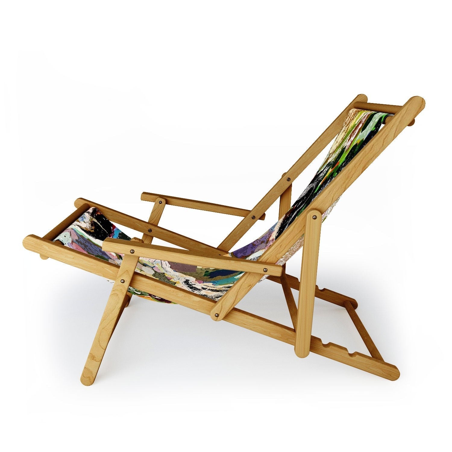 83 Oranges Echoes Beneath the Surface Sling Chair