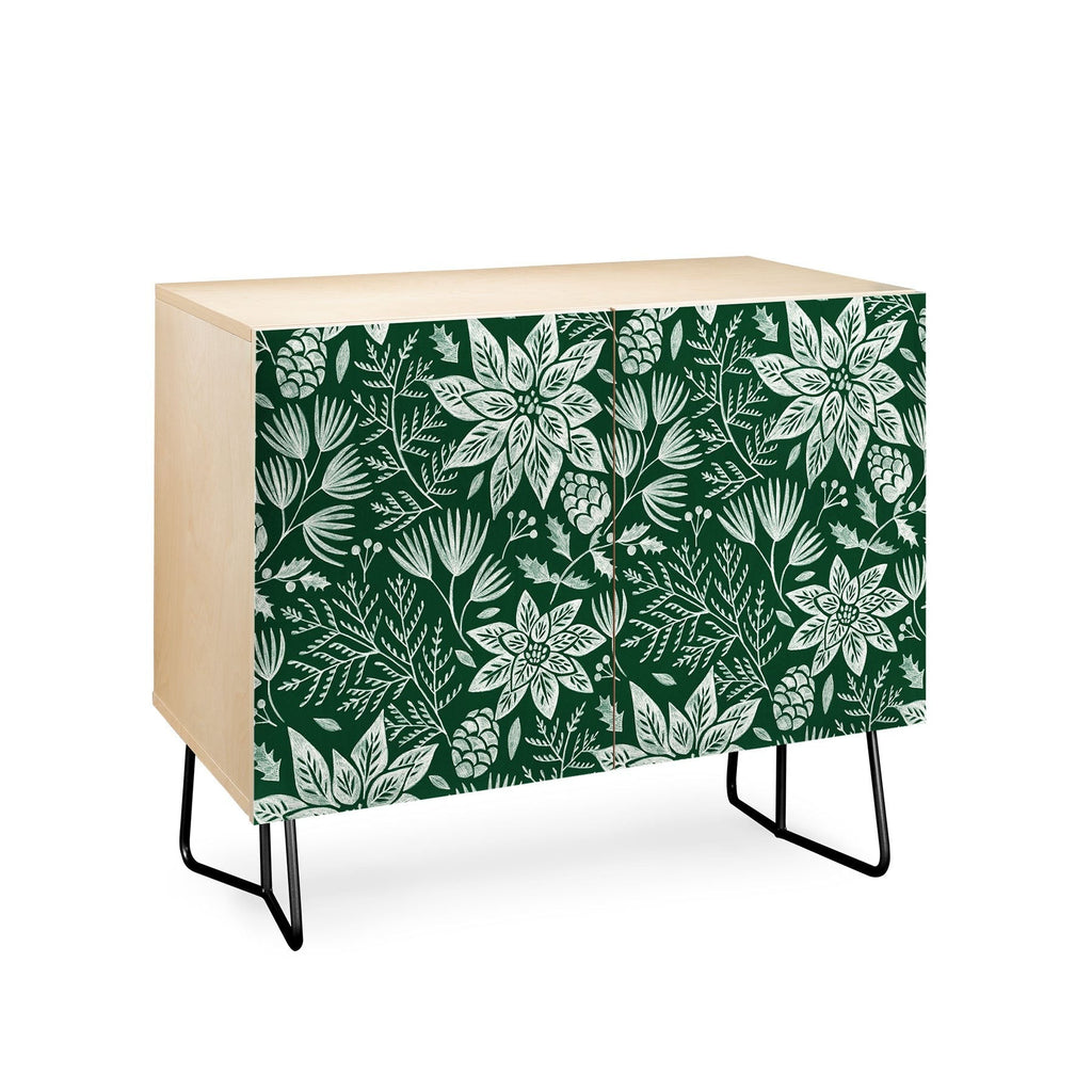 Pimlada Phuapradit Christmas Poinsettia Credenza