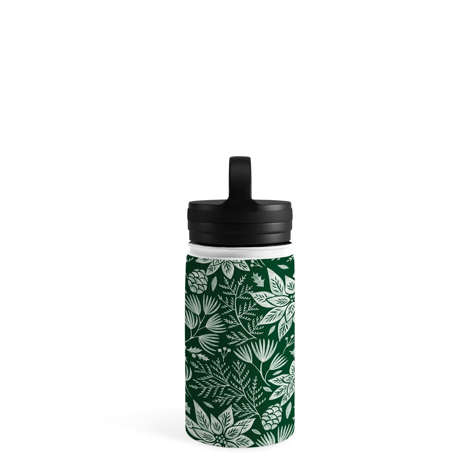 Pimlada Phuapradit Christmas Poinsettia Water Bottle