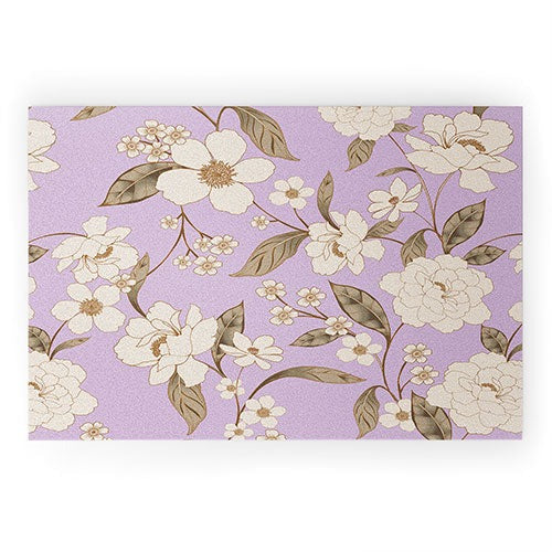 Gabriela Fuente Roberta lilac Welcome Mat