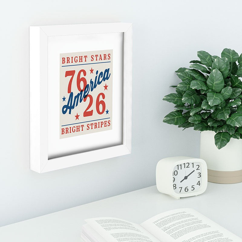 DENY Designs Bright Stars Bright Stripes Recessed Framing Rectangle