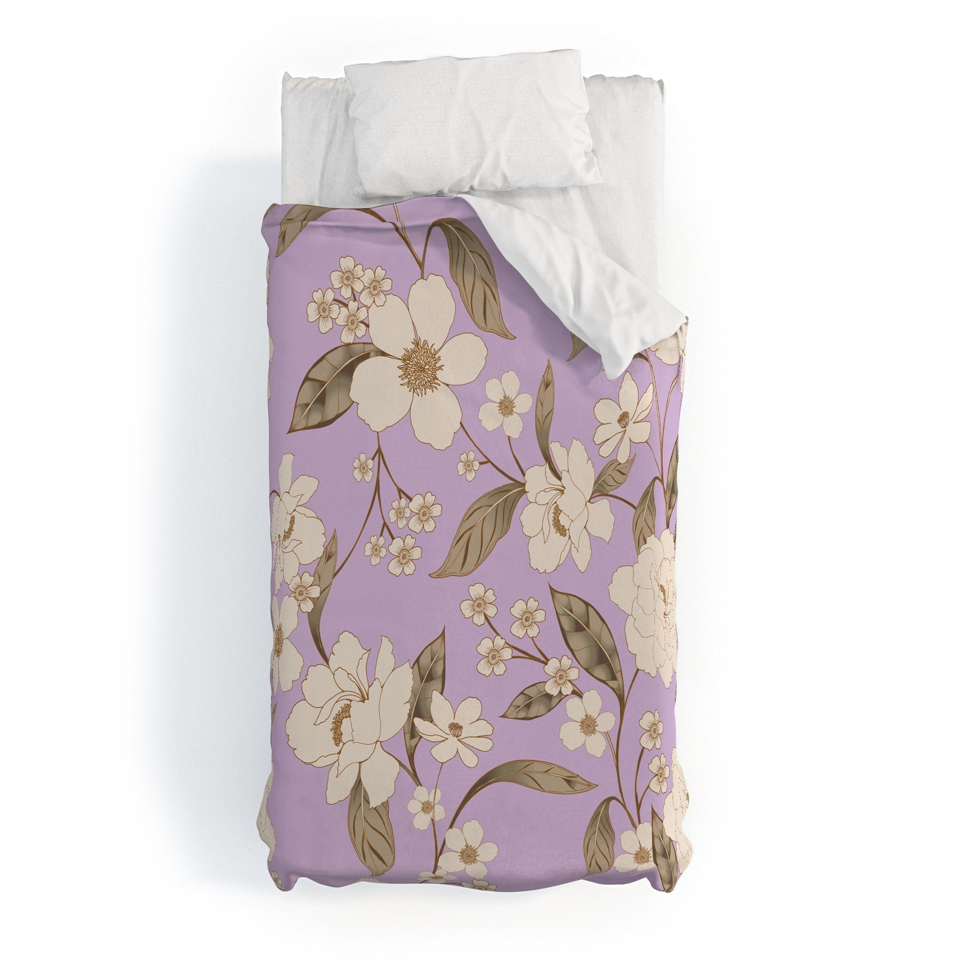 Gabriela Fuente Roberta lilac Duvet Cover