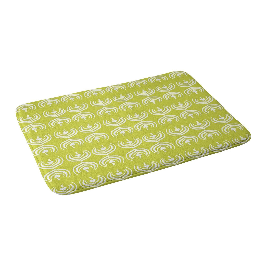 Design by Spark Matcha Latte Art Memory Foam Bath Mat