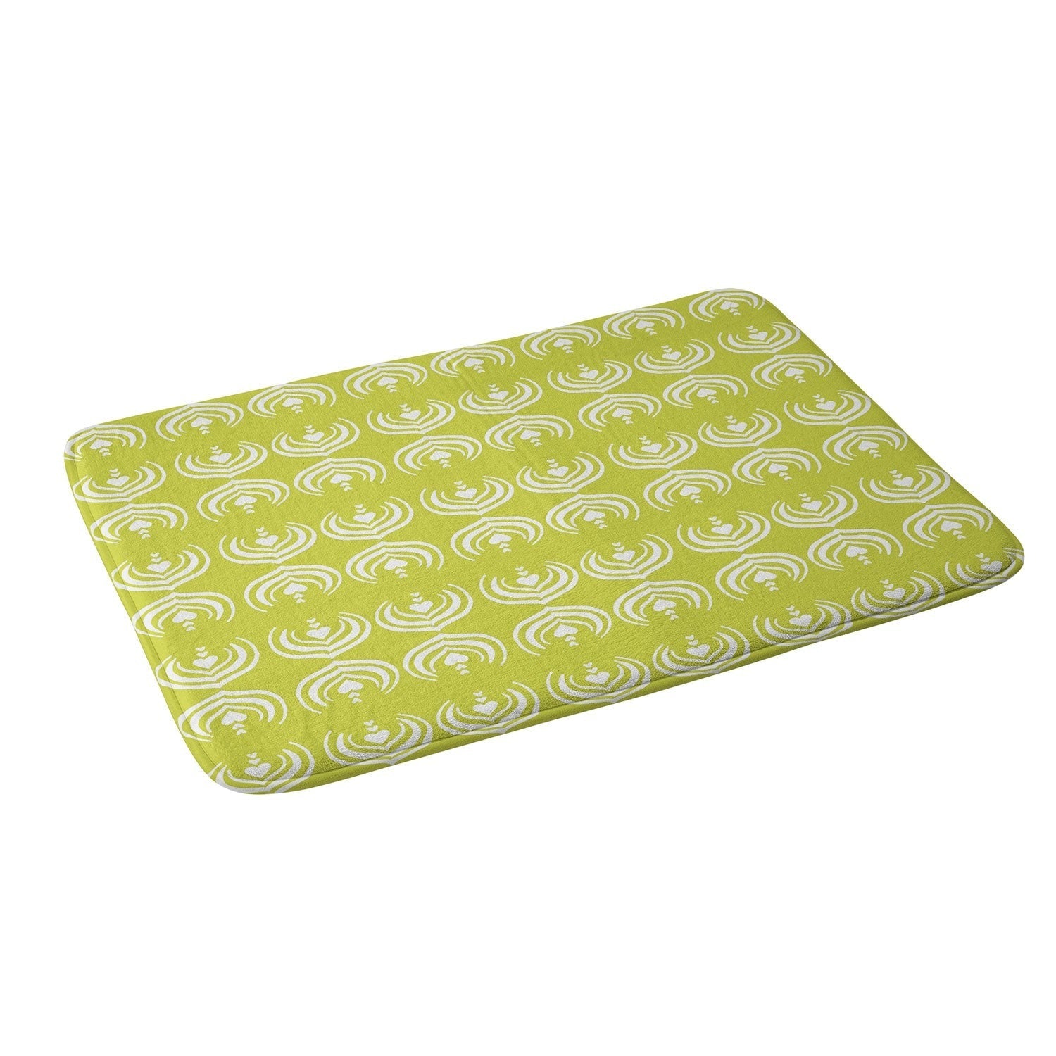 Design by Spark Matcha Latte Art Memory Foam Bath Mat