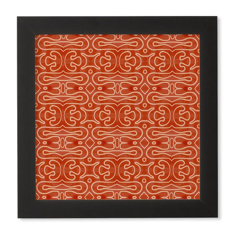 Mirimo Venexiana Burnt Orange Framed Wall Art
