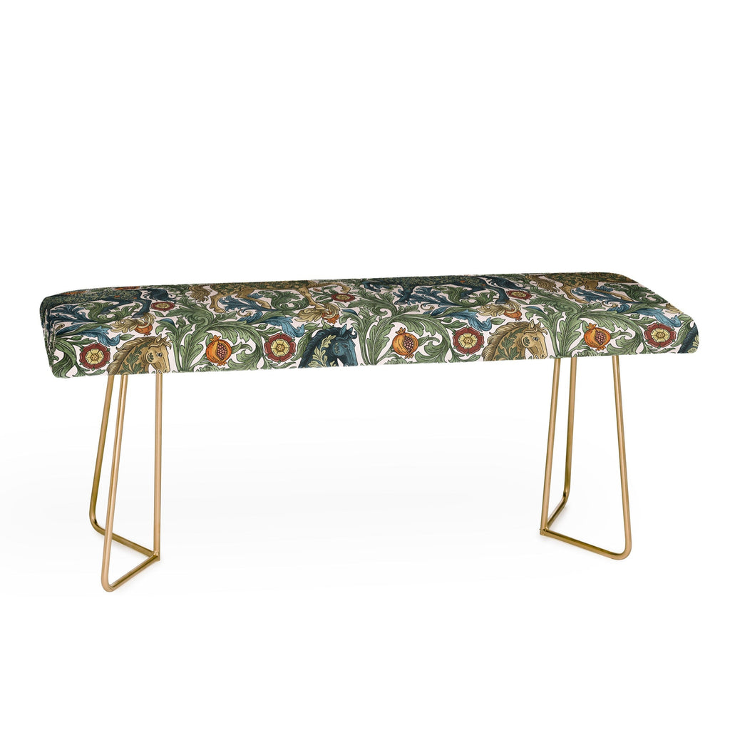 Marta Barragan Camarasa Renaissance Horse Garden Bench