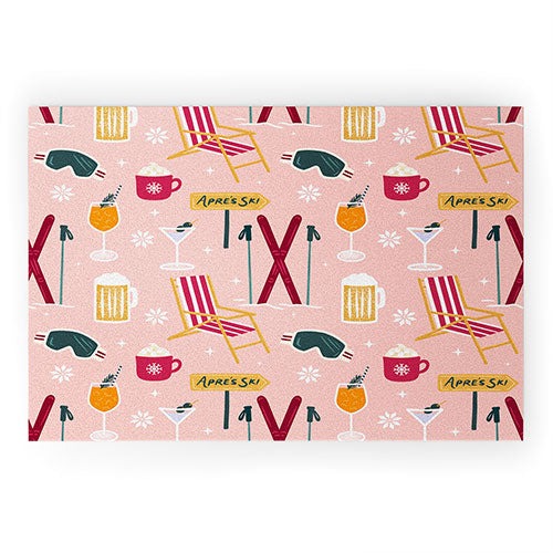 Design by Spark Apres Ski Holiday Welcome Mat