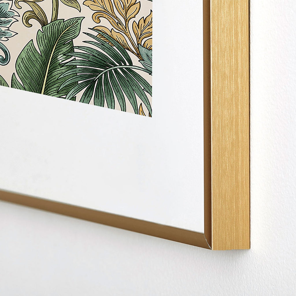 Marta Barragan Camarasa Retro Jungle Garden Metal Framed Art Print