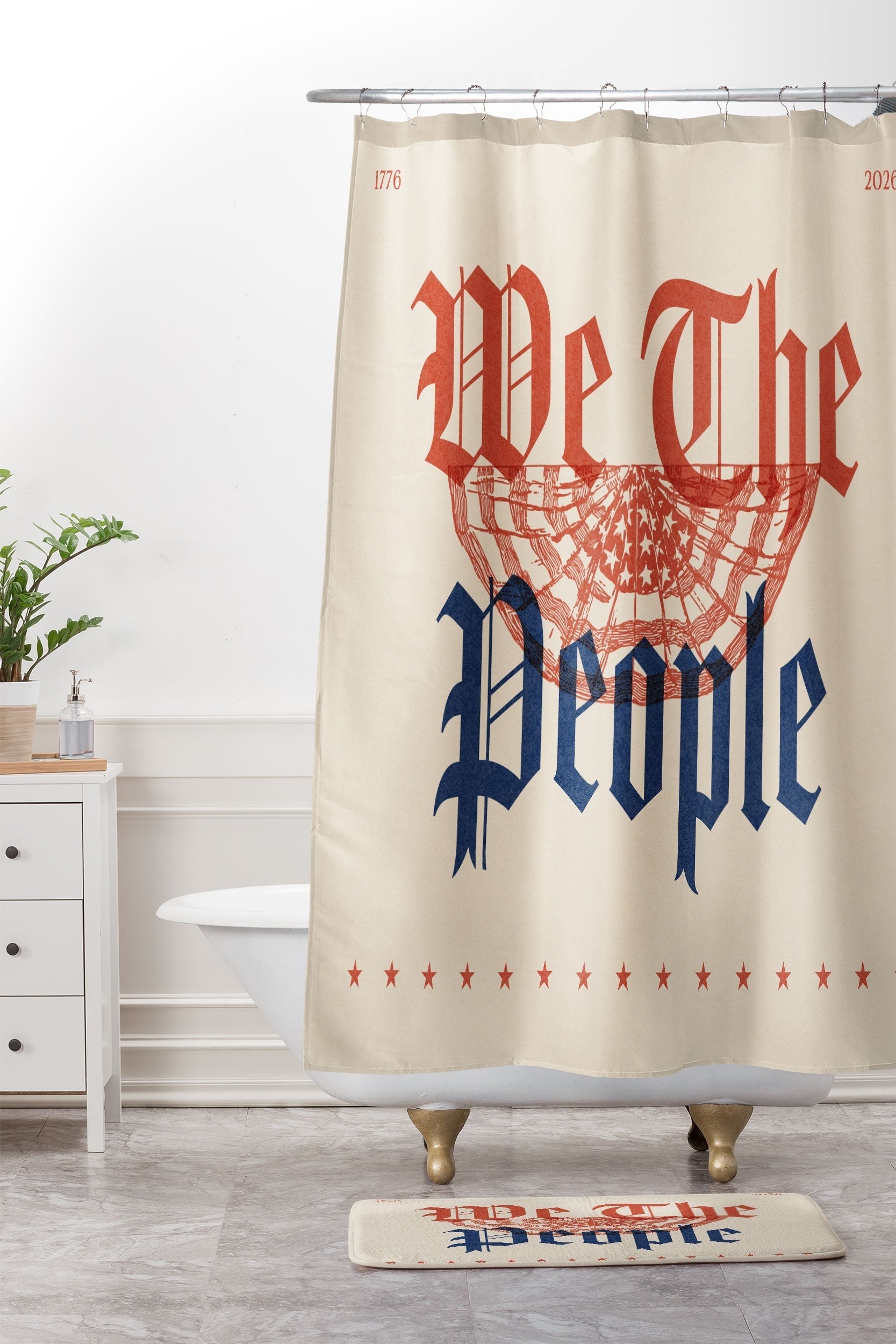 DENY Designs We The People ii Memory Foam Bath Mat