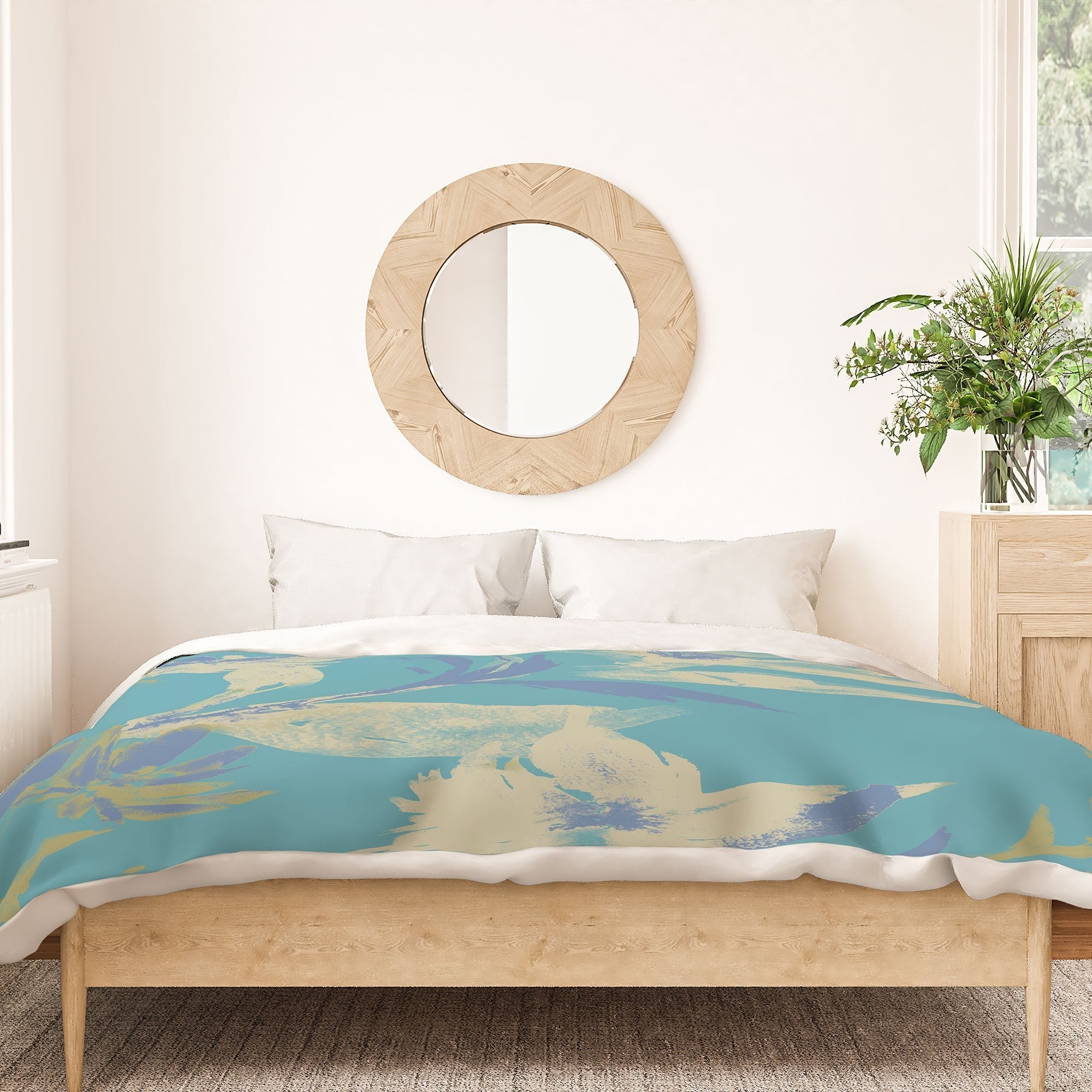 Gabriela Fuente Emma Floral Duvet Cover