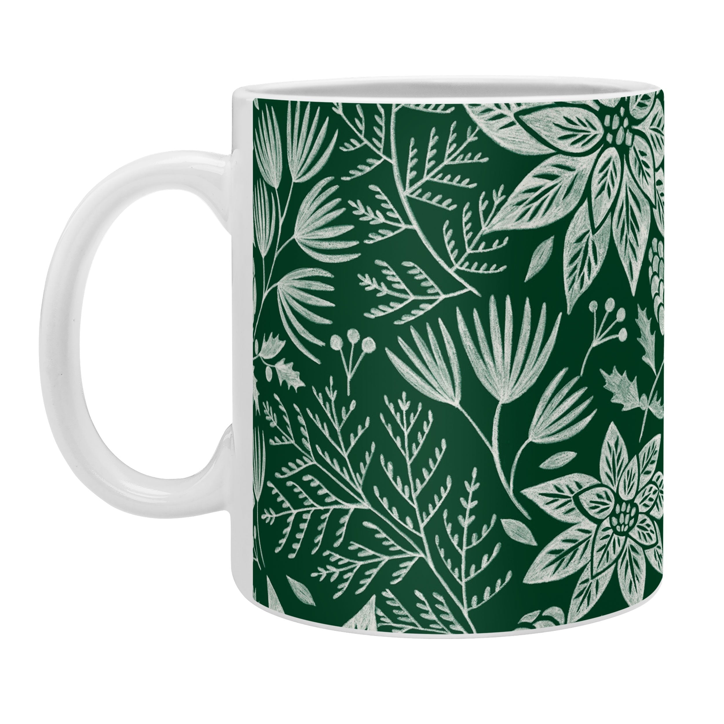 Pimlada Phuapradit Christmas Poinsettia Coffee Mug