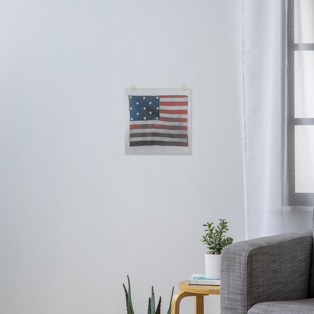 DENY Designs Flag Attributed to Elizabeth Schuyler Hamilton Art Print