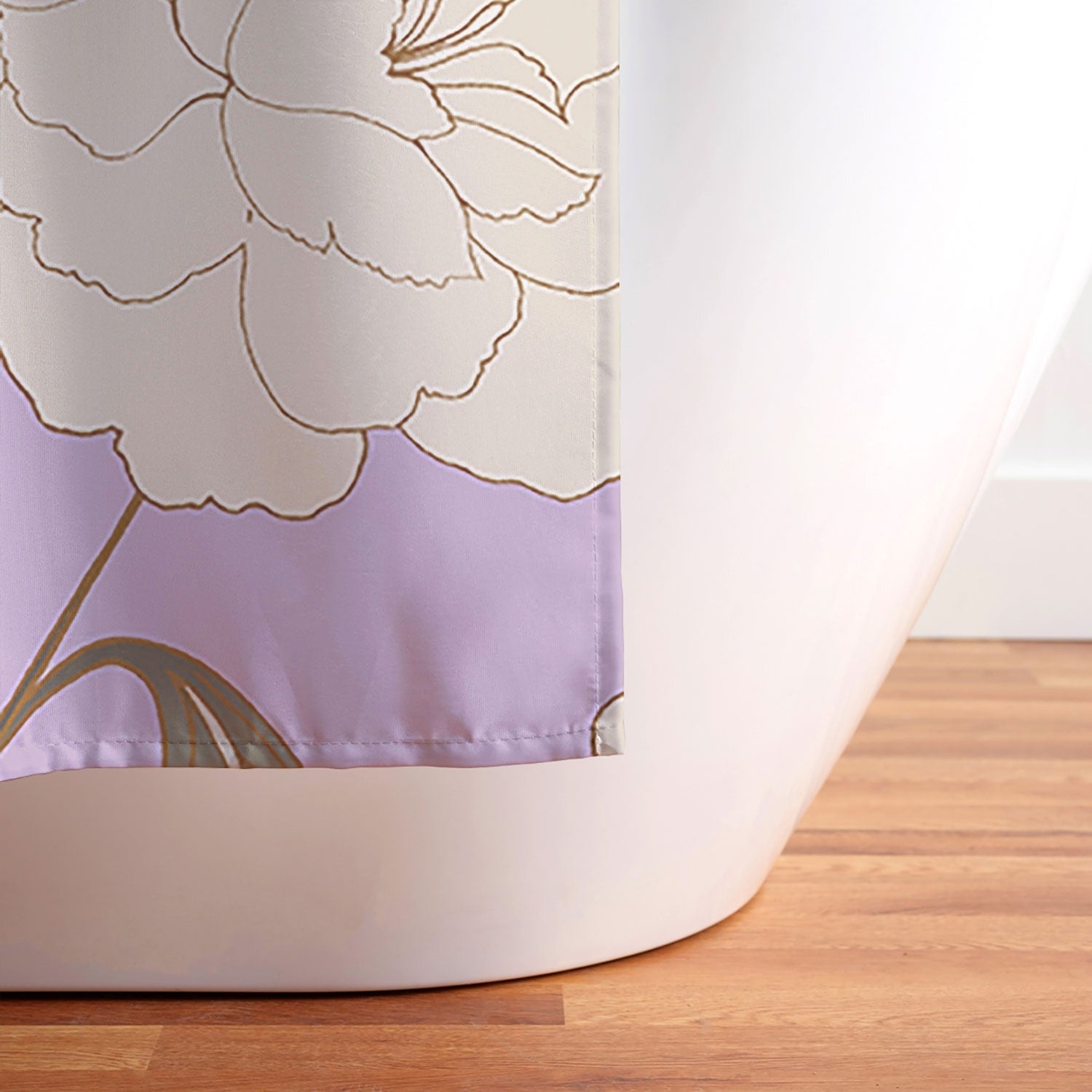 Gabriela Fuente Roberta lilac Shower Curtain