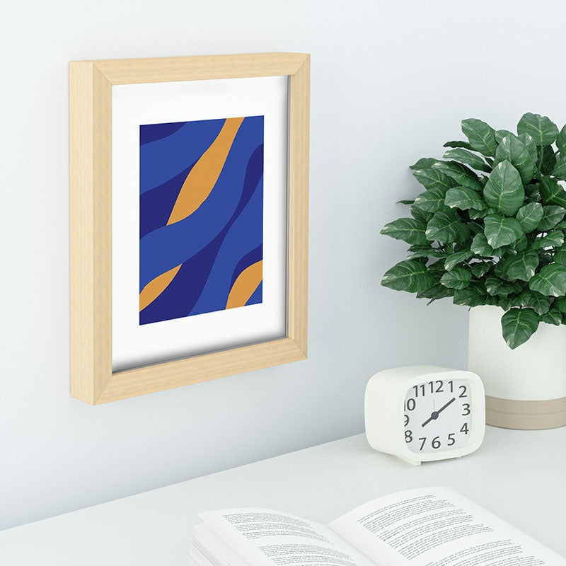 Camilla Foss Pebbles in Stream Recessed Framing Rectangle