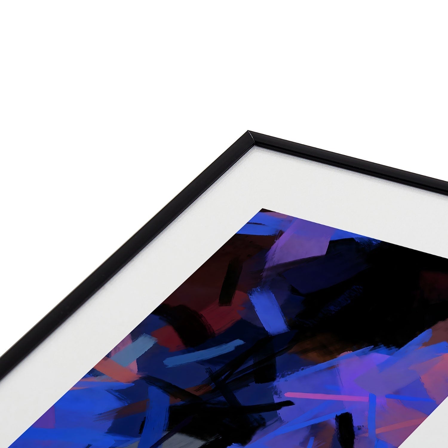 83 Oranges Midnight Sparks Metal Framed Art Print