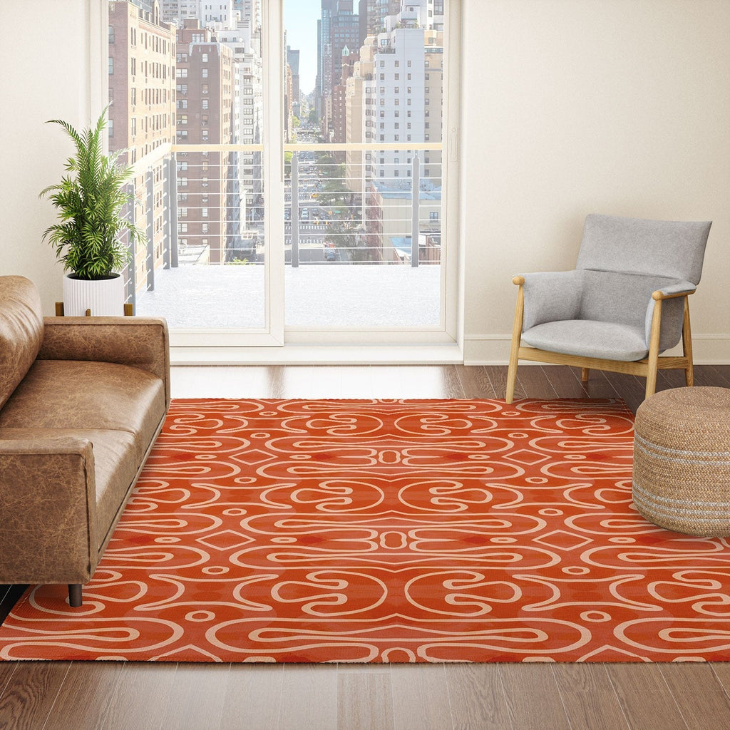 Mirimo Venexiana Burnt Orange Area Rug