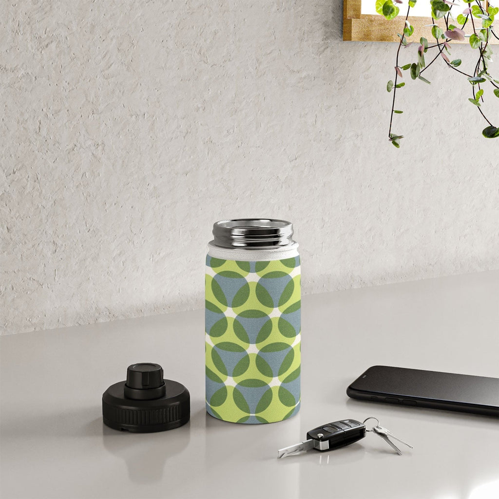 Marta Barragan Camarasa Stylish Retro Circle Water Bottle