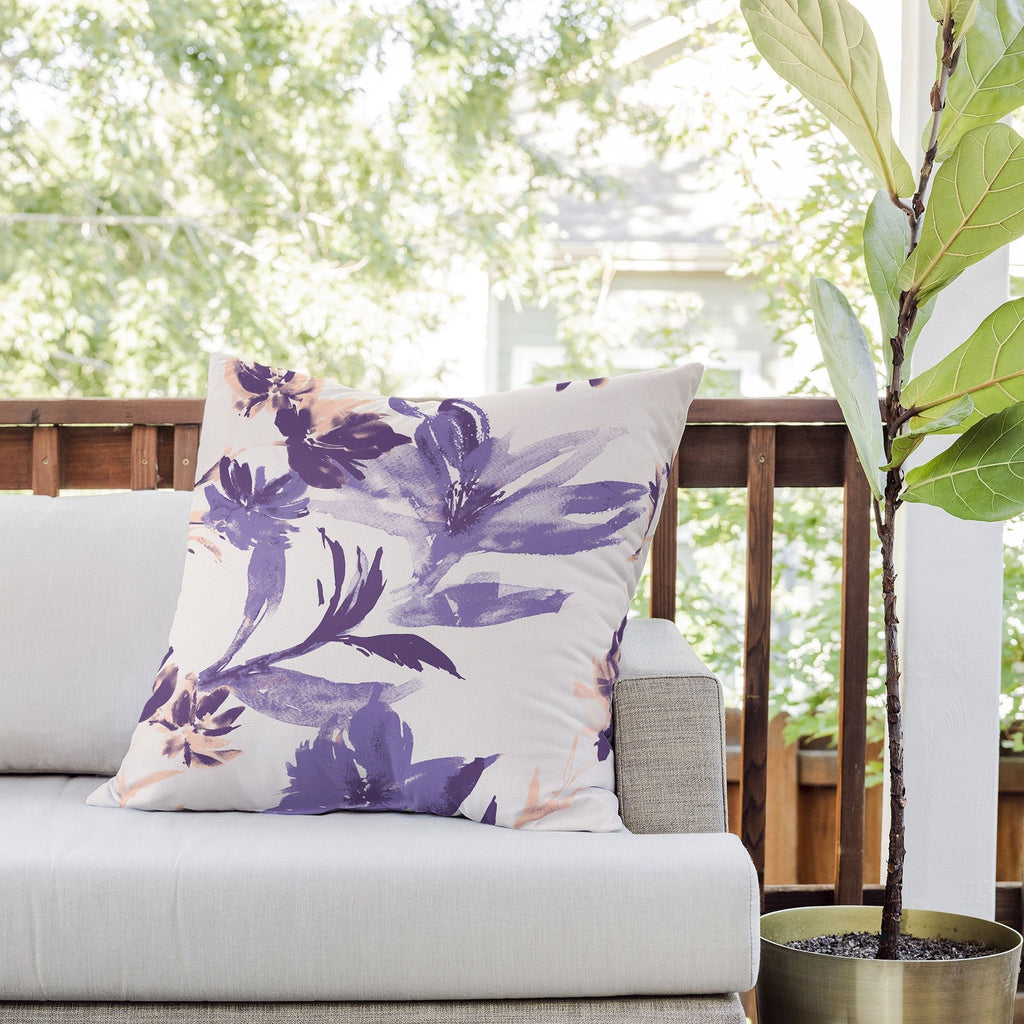 Gabriela Fuente Emma Classic Floral Outdoor Throw Pillow