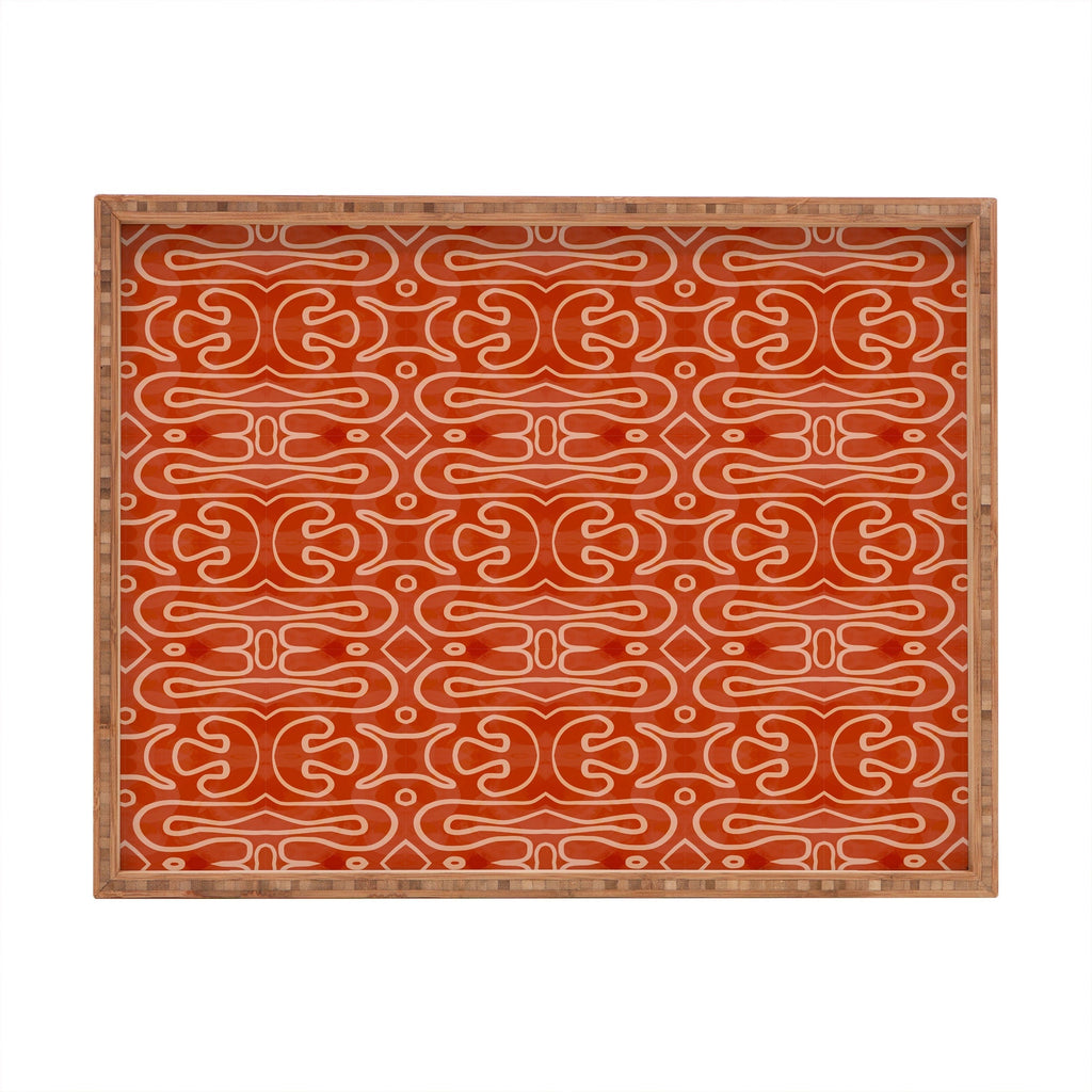 Mirimo Venexiana Burnt Orange Rectangular Tray