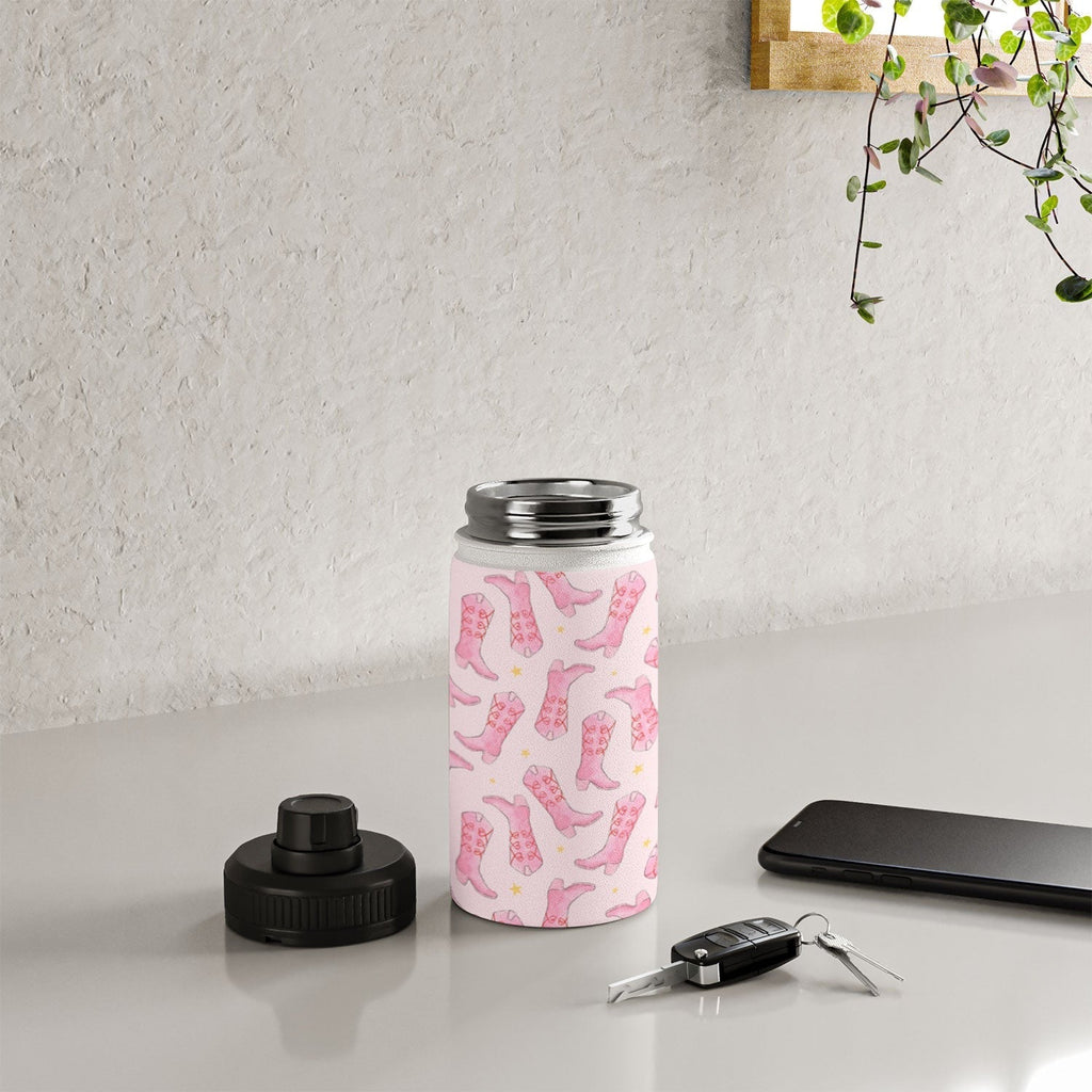 Love_Ryming Stars and Boots Water Bottle