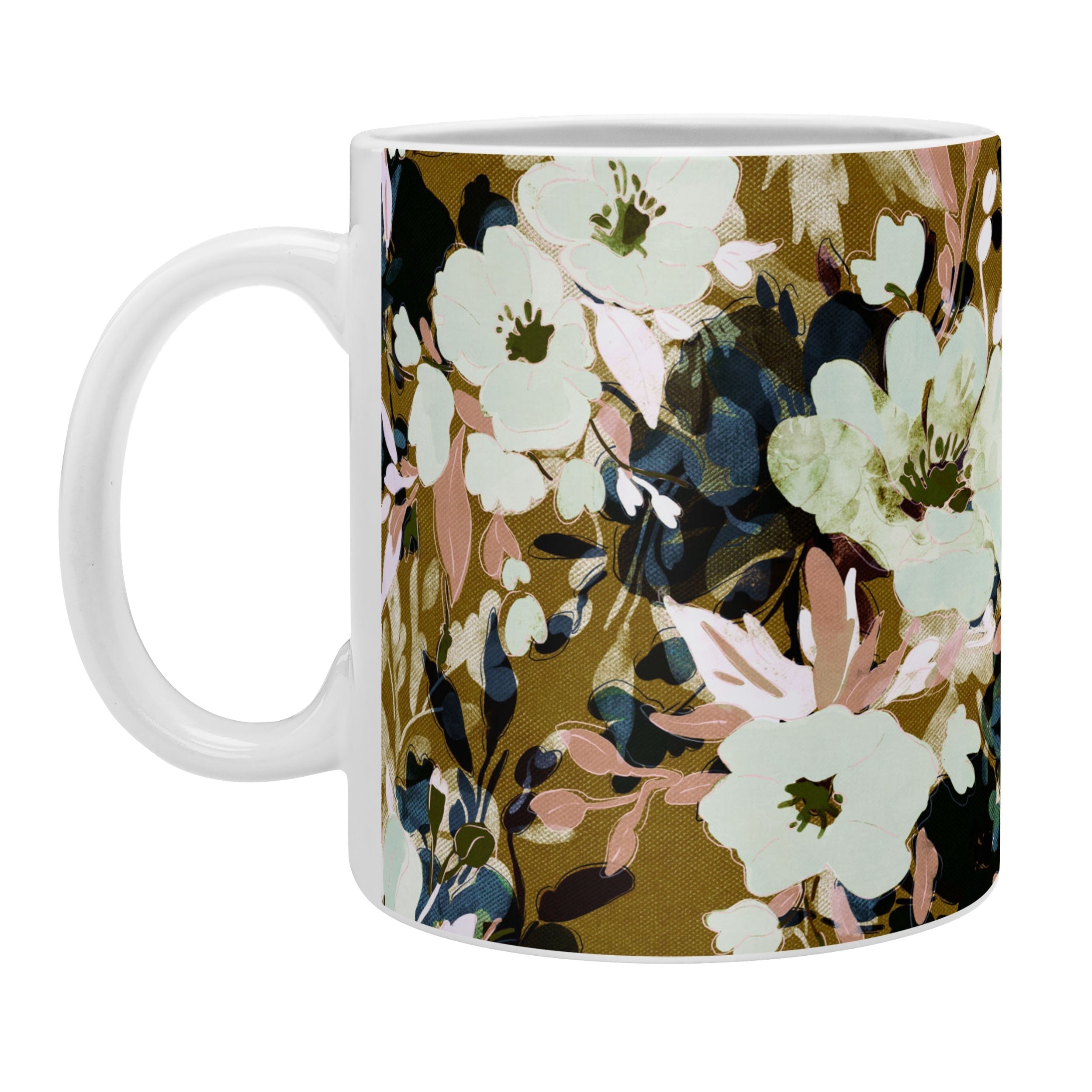 Marta Barragan Camarasa Romantic Floral Fusion Coffee Mug