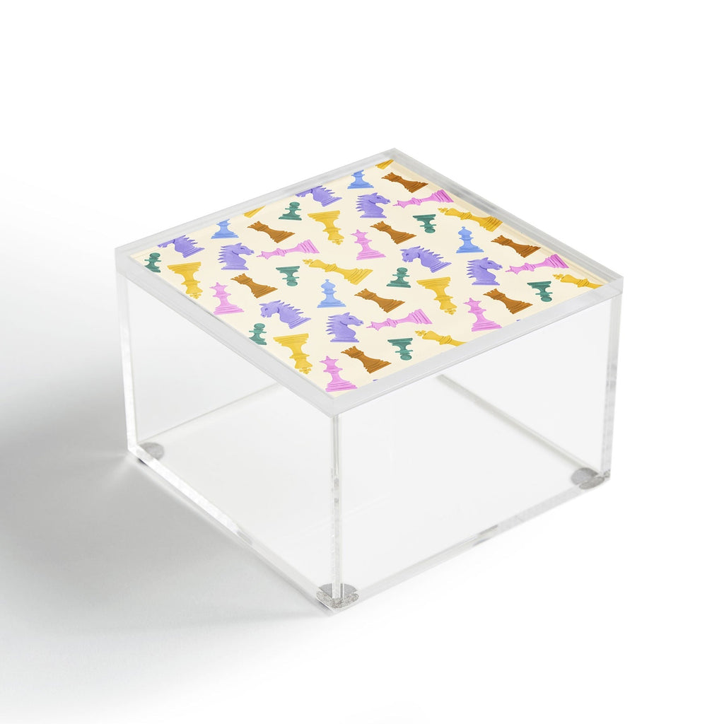 Design by Spark Chess Game Pieces Acrylic Box