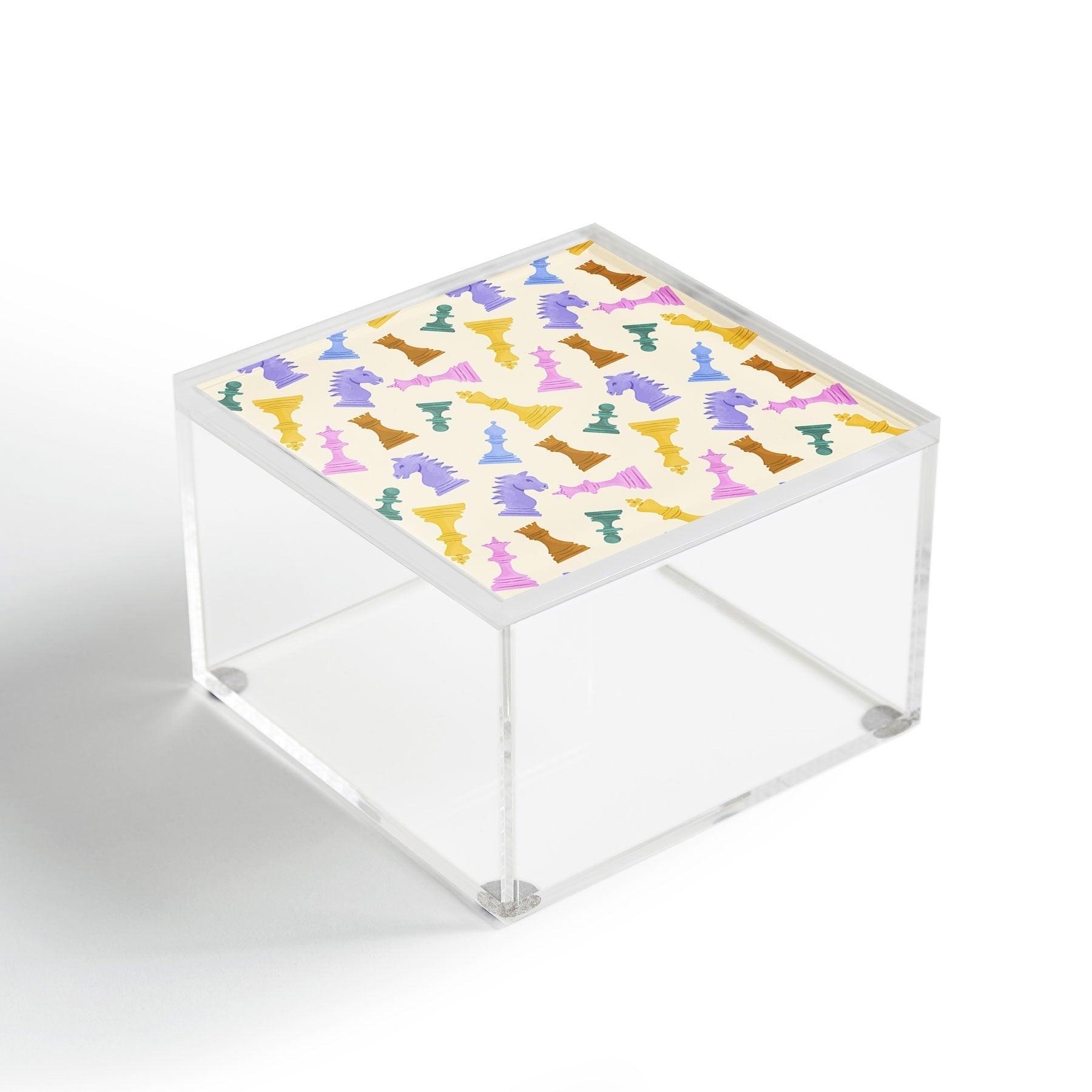 Design by Spark Chess Game Pieces Acrylic Box