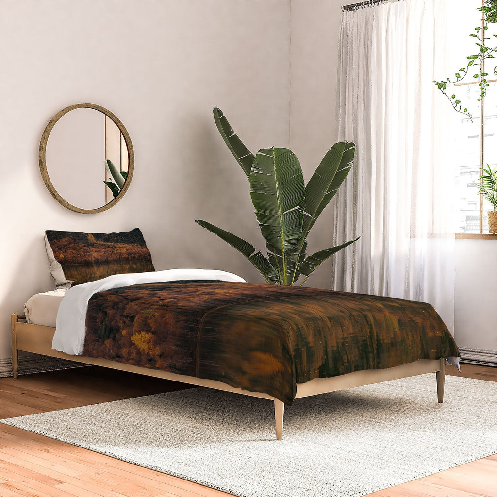 Hannah Kemp Fall Lake Comforter