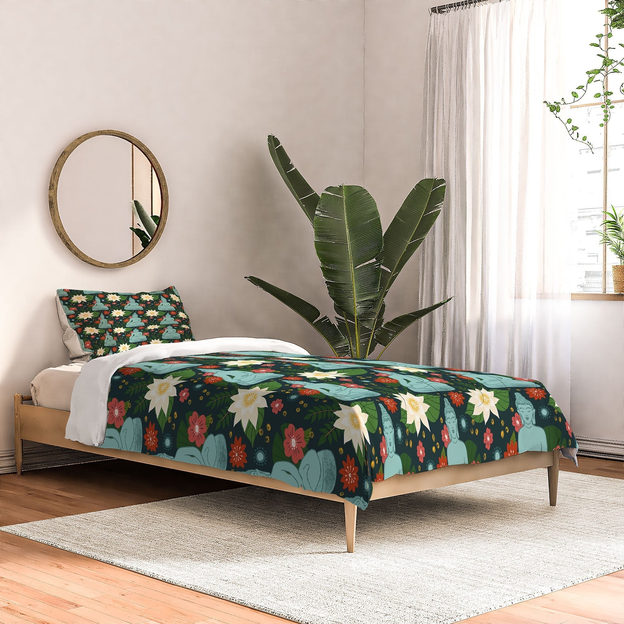 Design by Spark Meditating Lotus Buddha Comforter