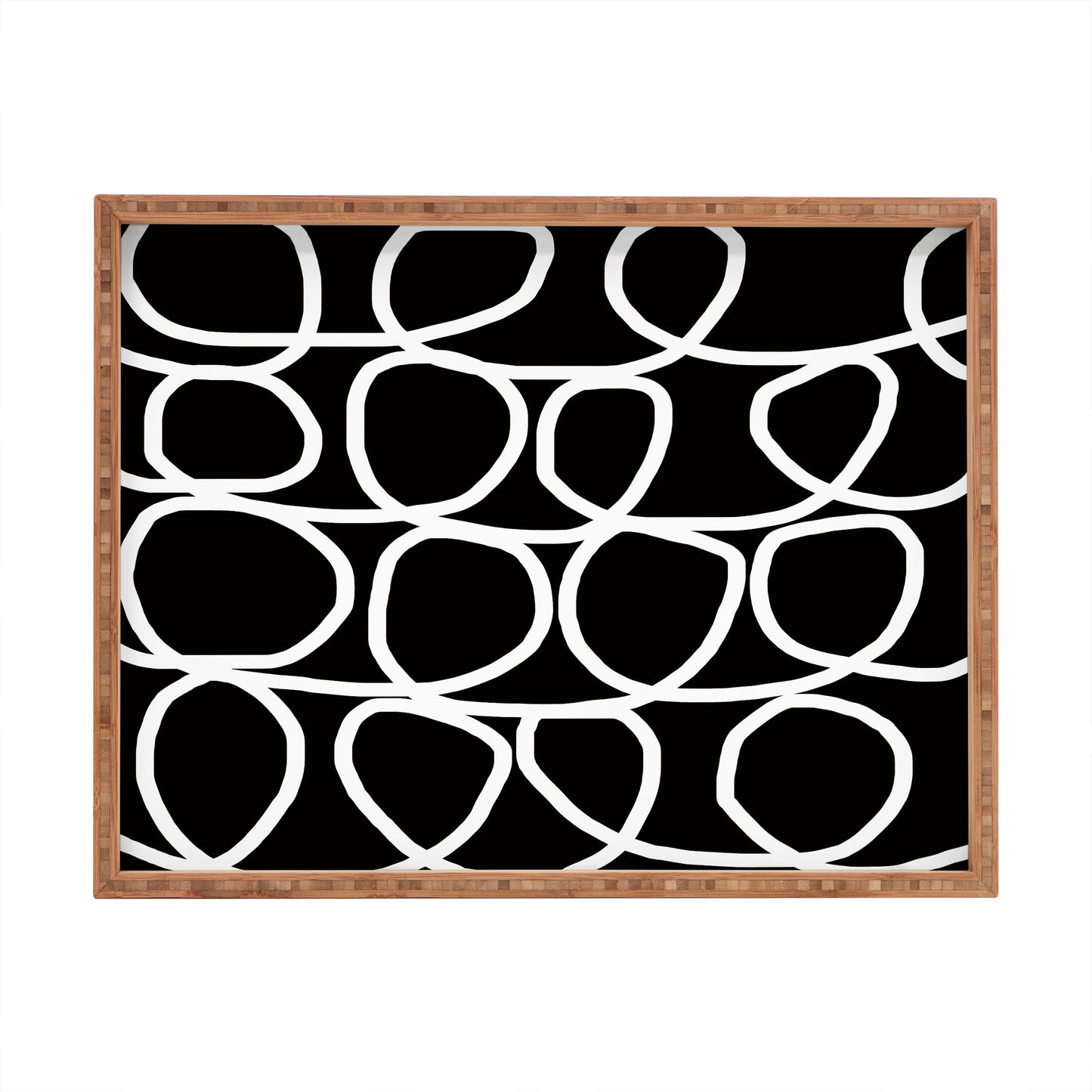 Natalie Baca Loop Di Doo In Black Rectangular Tray
