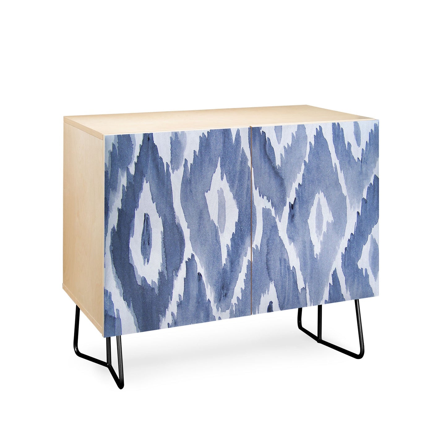 Natalie Baca Painterly Ikat in Indigo Credenza