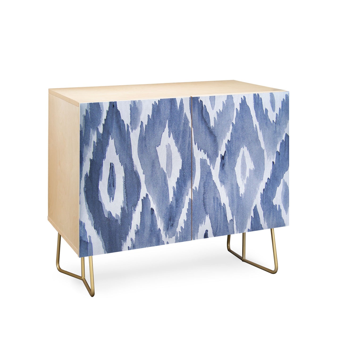 Natalie Baca Painterly Ikat in Indigo Credenza