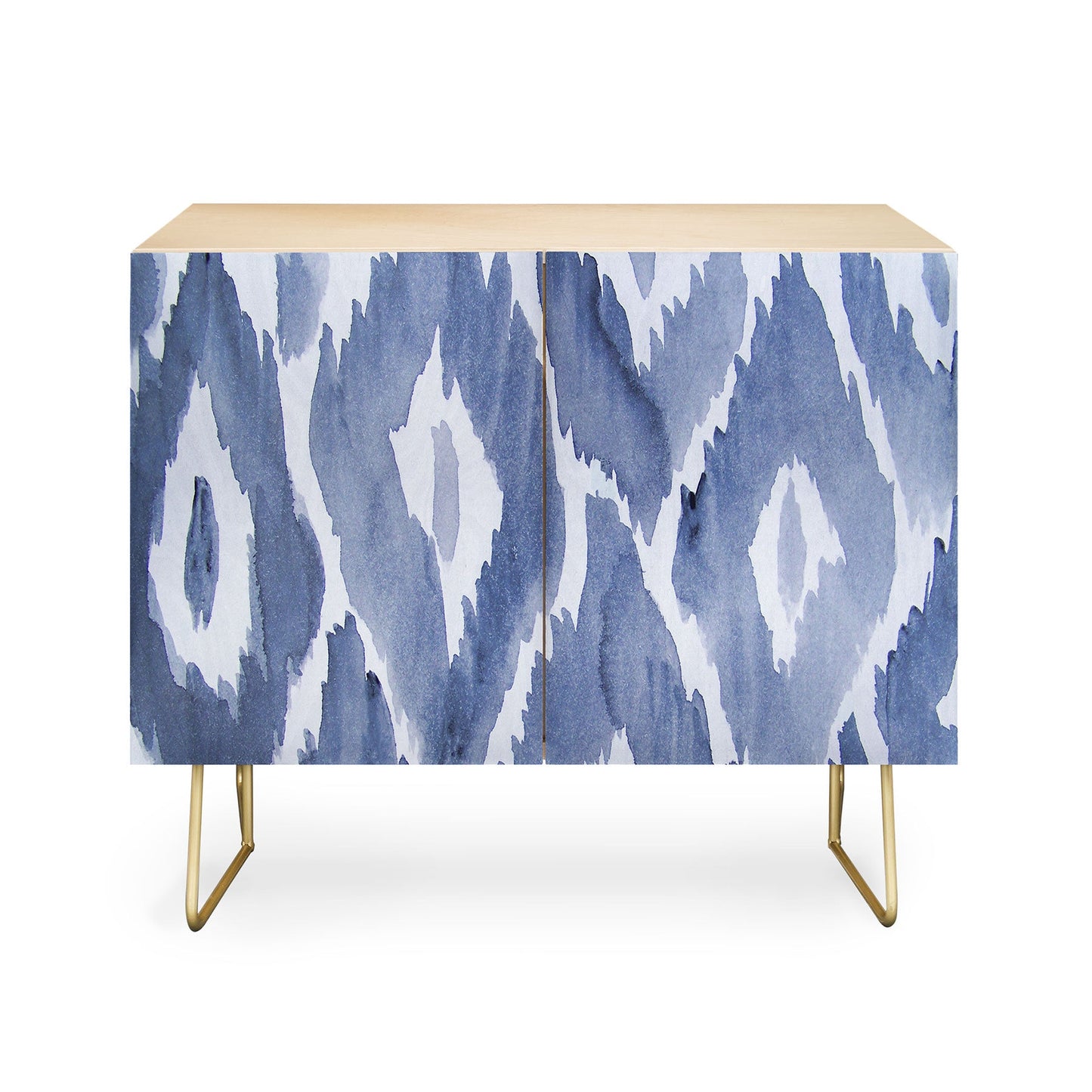 Natalie Baca Painterly Ikat in Indigo Credenza
